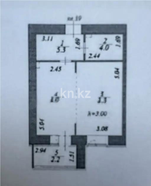 Продажа 1-комнатной квартиры, 40 м² в Астане