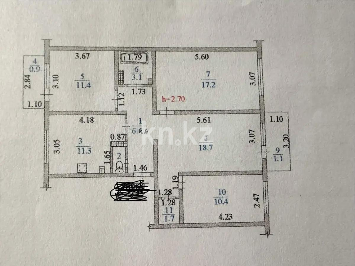 Продажа 4-комнатной квартиры, 84 м² в Алматы - фото 5