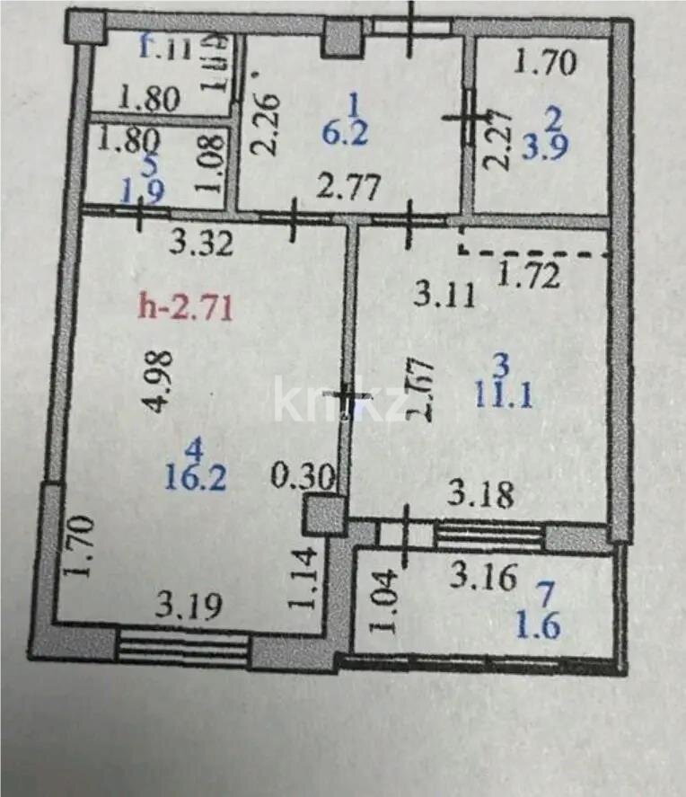 Продажа 1-комнатной квартиры, 43 м² в Астане - фото 5