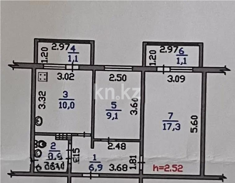 Продажа 2-комнатной квартиры, 50 м² в Алматы - фото 6