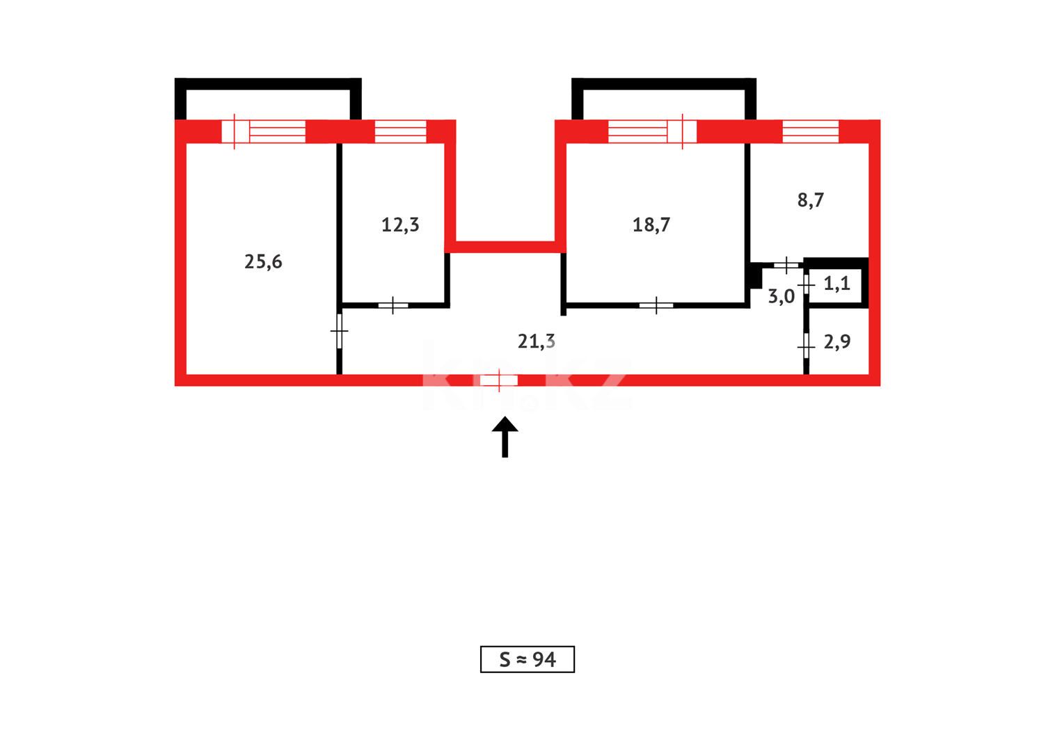 Продажа 3-комнатной квартиры, 93 м² в Темиртау - фото 18