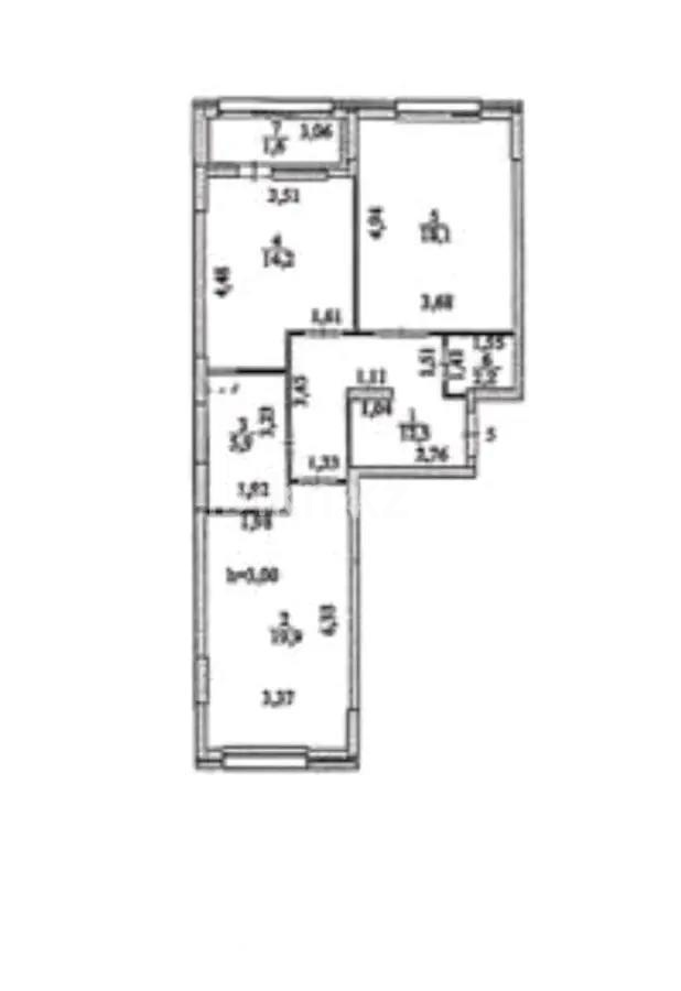 Продажа 2-комнатной квартиры, 75 м², пр. Туран, дом  57/4 в Астане