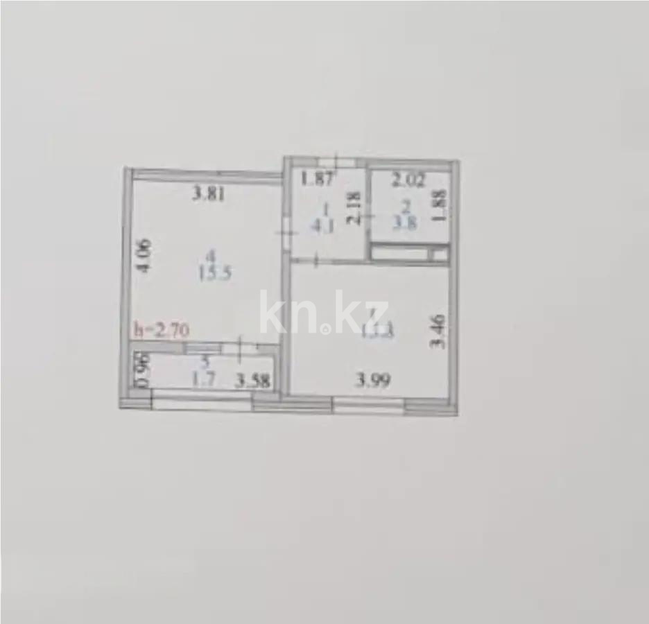 Продажа 1-комнатной квартиры, 38.9 м² в Астане - фото 4