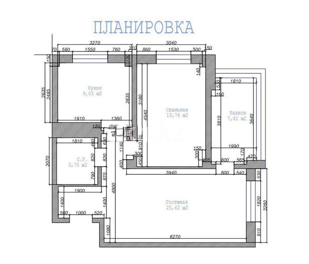 Продажа 2-комнатной квартиры, 60 м² в Астане - фото 7