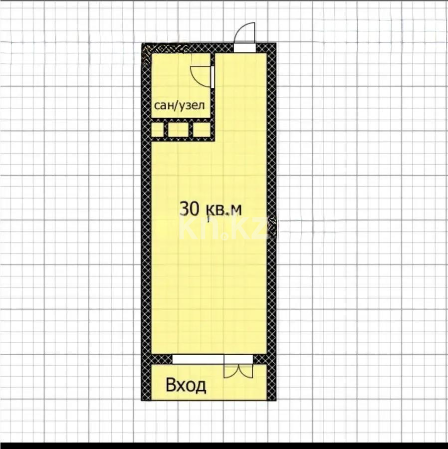 Продажа 1-комнатной квартиры, 30 м² в Астане - фото 2