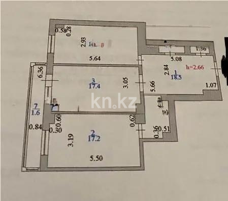 Продажа 2-комнатной квартиры, 77 м² в Астане - фото 6