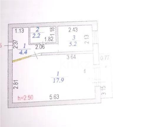 Продажа 1-комнатной квартиры, 36 м², ул. Куйши Дина, дом  2/1 в Астане - фото 5