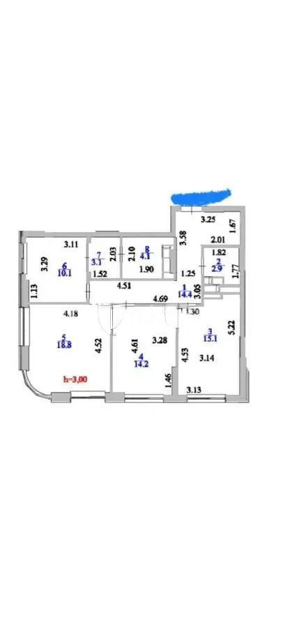 Продажа 3-комнатной квартиры, 85 м² в Астане - фото 8