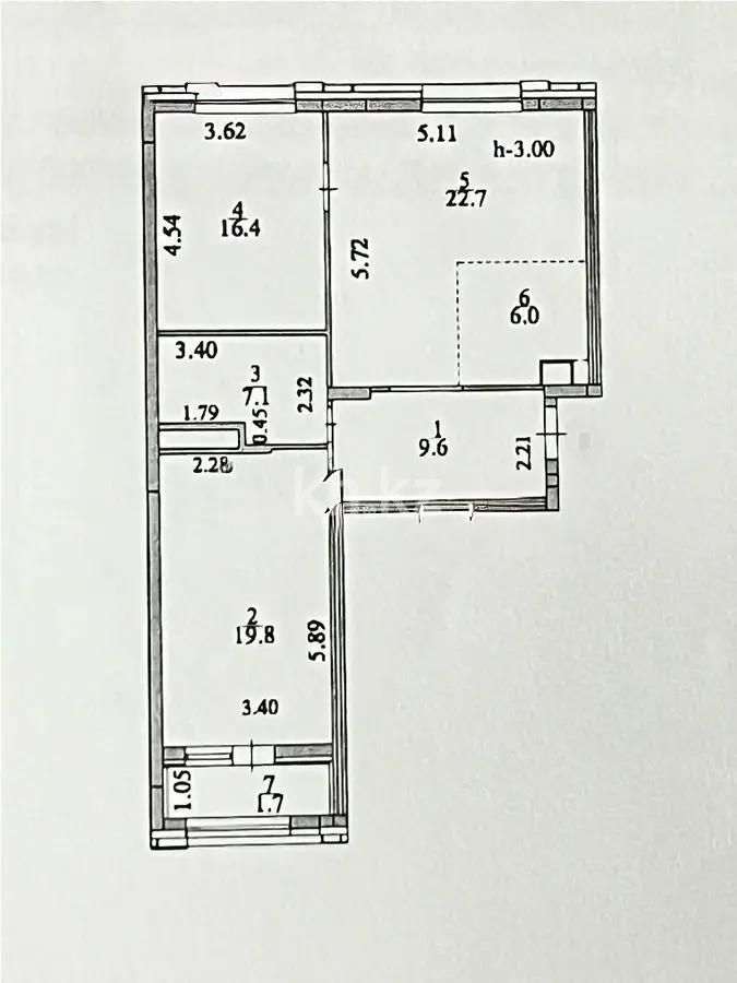 Продажа 3-комнатной квартиры, 83.3 м² в Астане - фото 5