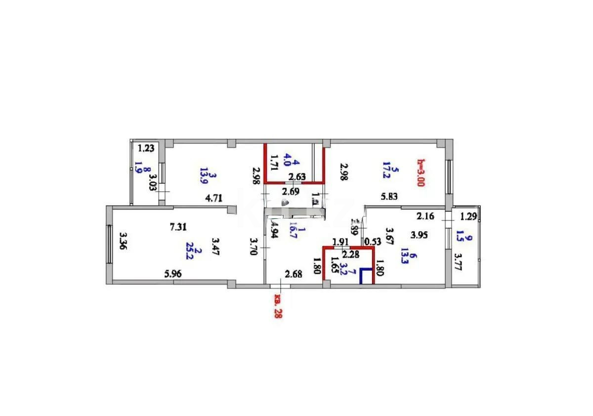 Продажа 3-комнатной квартиры, 100 м² в Астане - фото 7