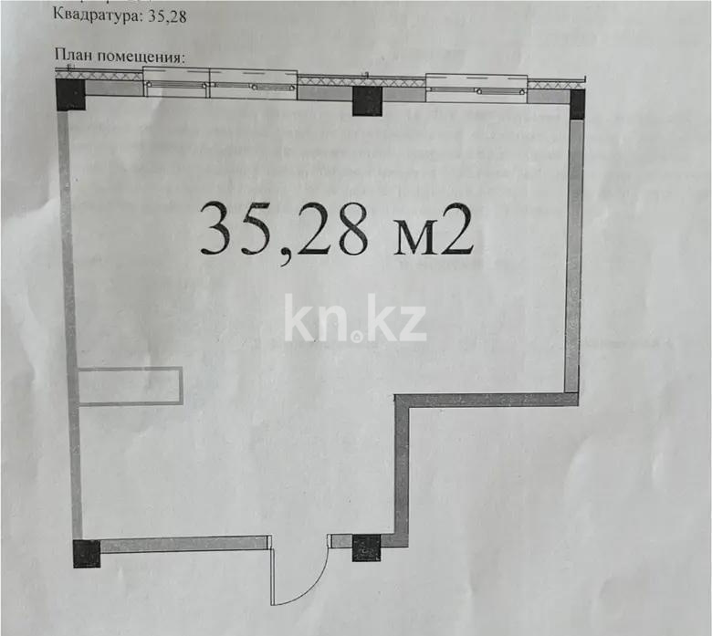 Продажа 1-комнатной квартиры, 35.28 м², мкр-н 20, дом  46 в Алматы