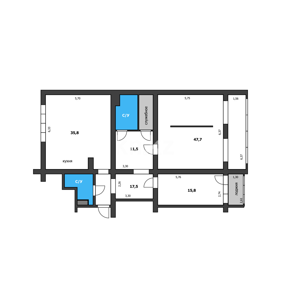 Продажа 3-комнатной квартиры, 138 м² в Алматы - фото 30