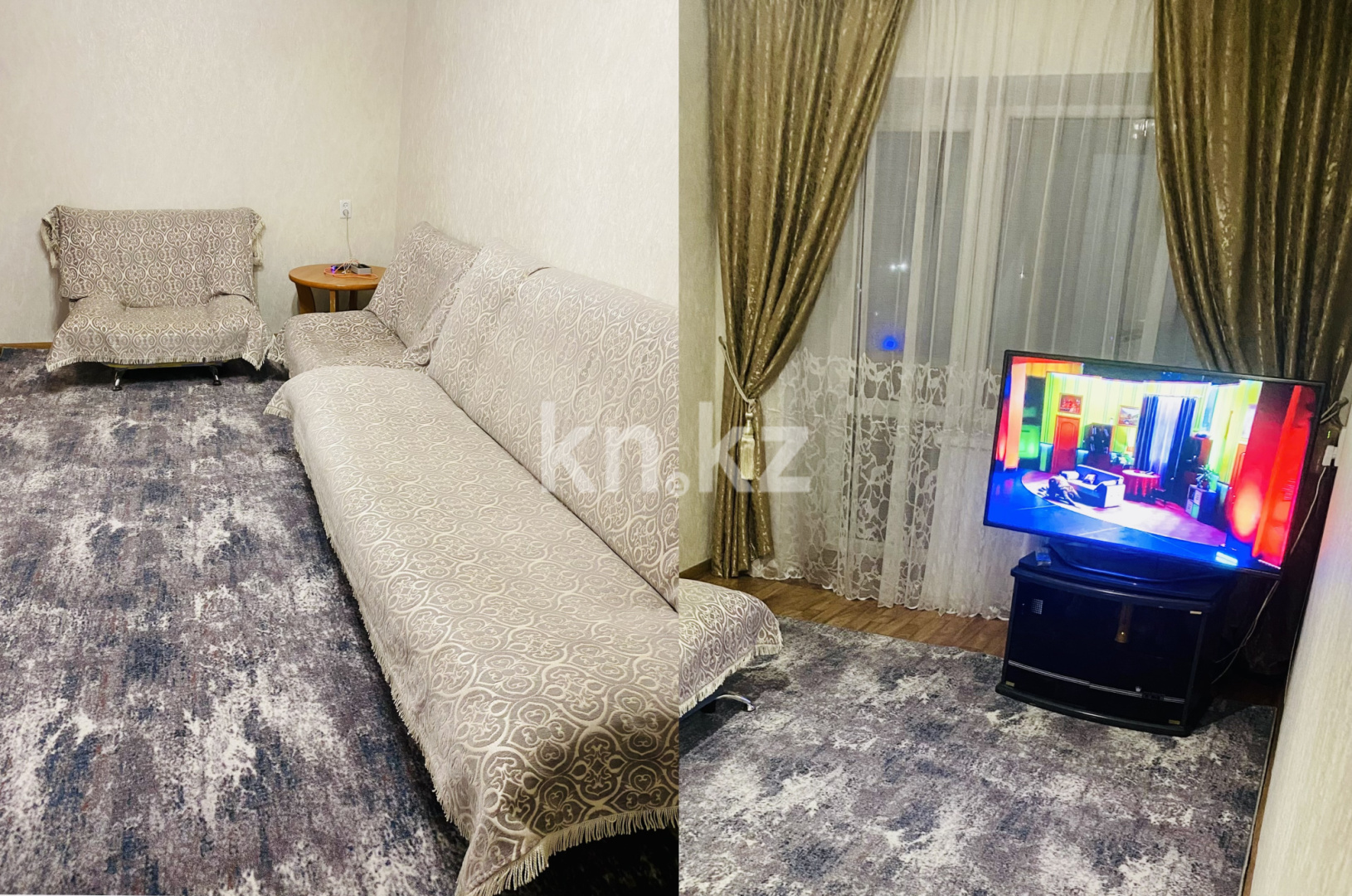 Аренда 2-комнатной квартиры посуточно, 49 м², ул. Тауельсыздык, дом  37 в Костанае