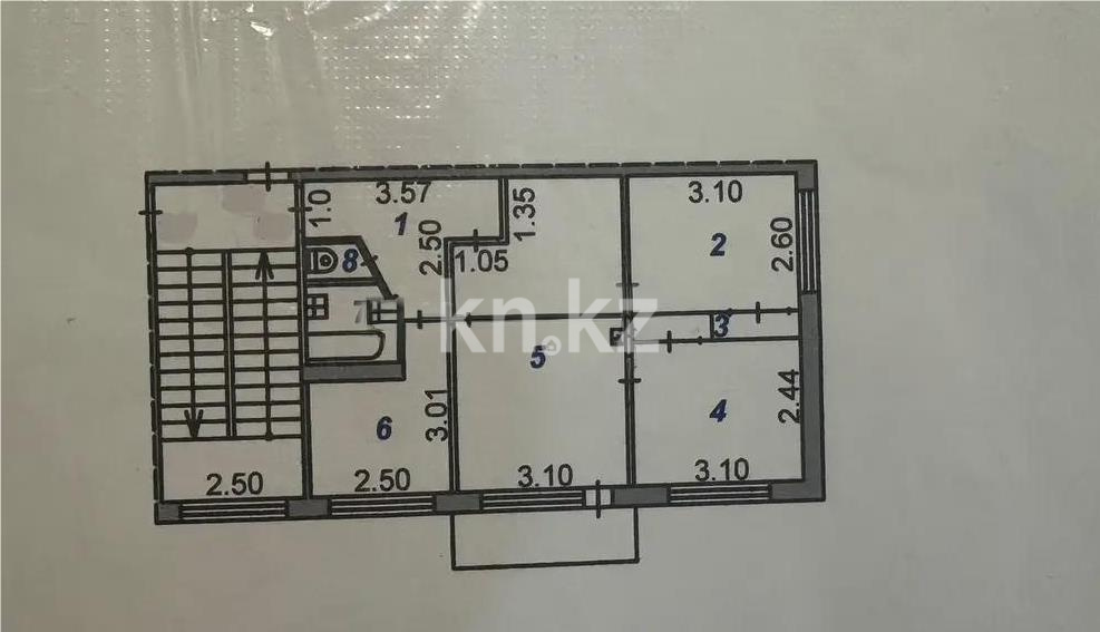 Продажа 3-комнатной квартиры, 48 м² в Караганде