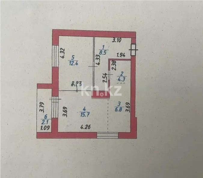 Продажа 2-комнатной квартиры, 49.8 м² в Астане - фото 2