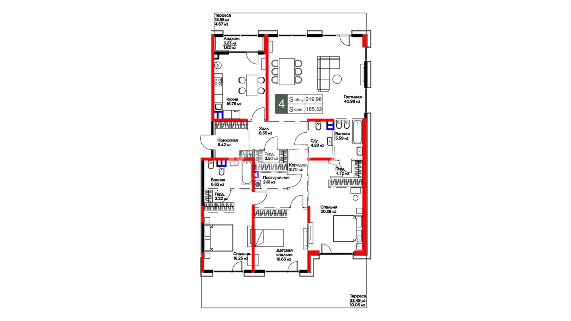 ЖК El Monte, 6-комнатная, цена 487 595 900 ₸, 1 705 000 ₸&nbsp;/&nbsp;м²