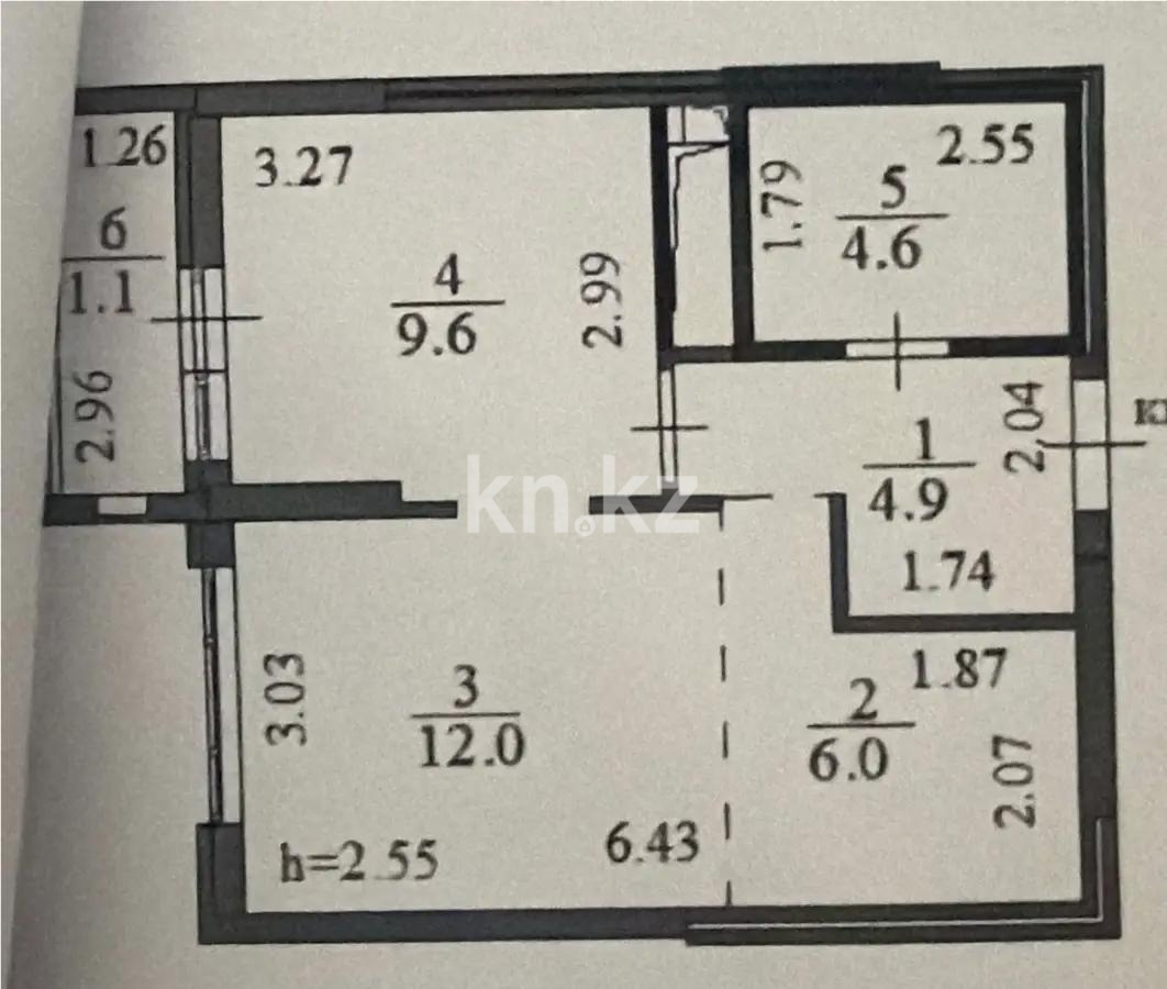 Продажа 2-комнатной квартиры, 38 м² в Астане - фото 2