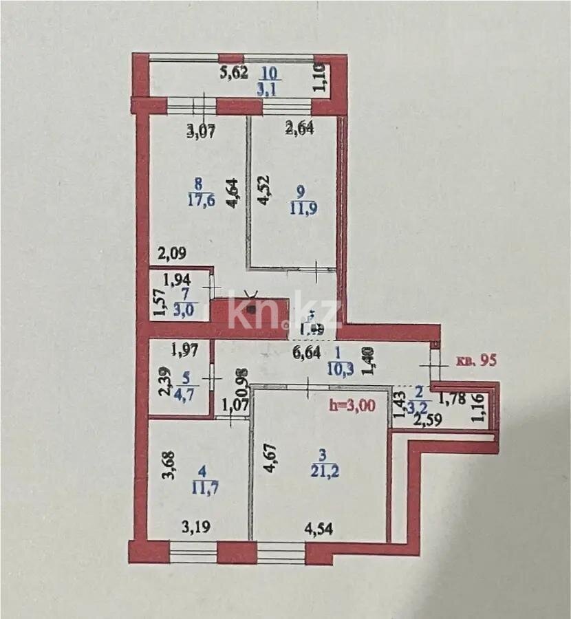 Продажа 3-комнатной квартиры, 90 м² в Астане - фото 6