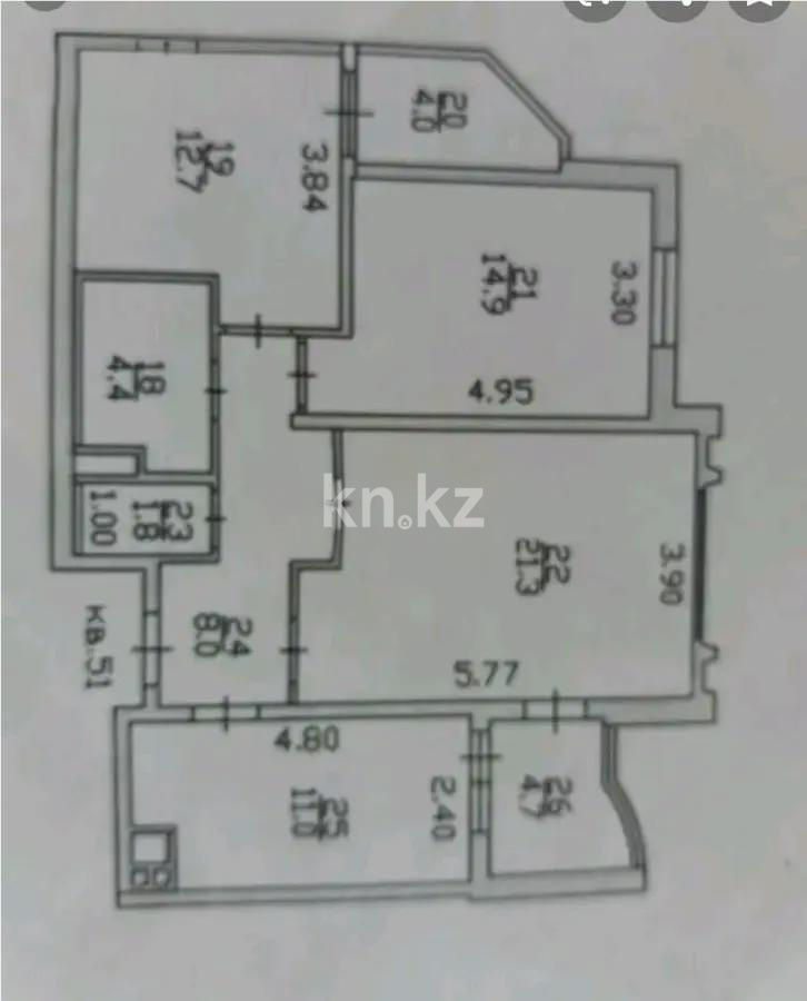 Продажа 3-комнатной квартиры, 83 м² в Алматы - фото 4
