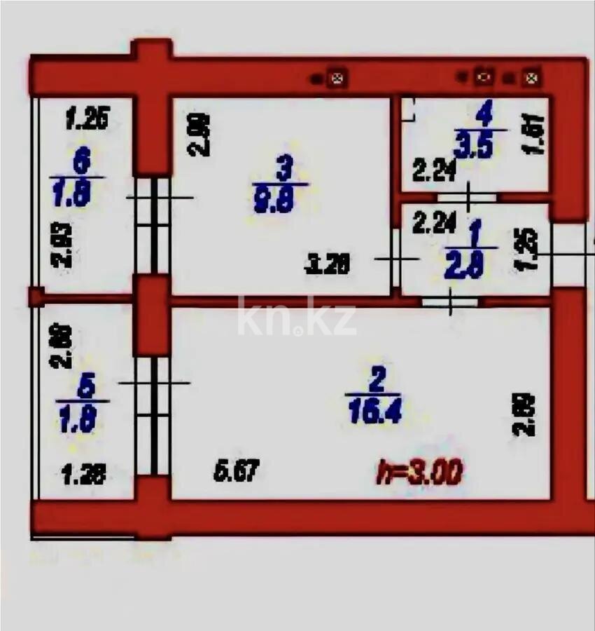 Продажа 1-комнатной квартиры, 36.8 м² в Астане - фото 2