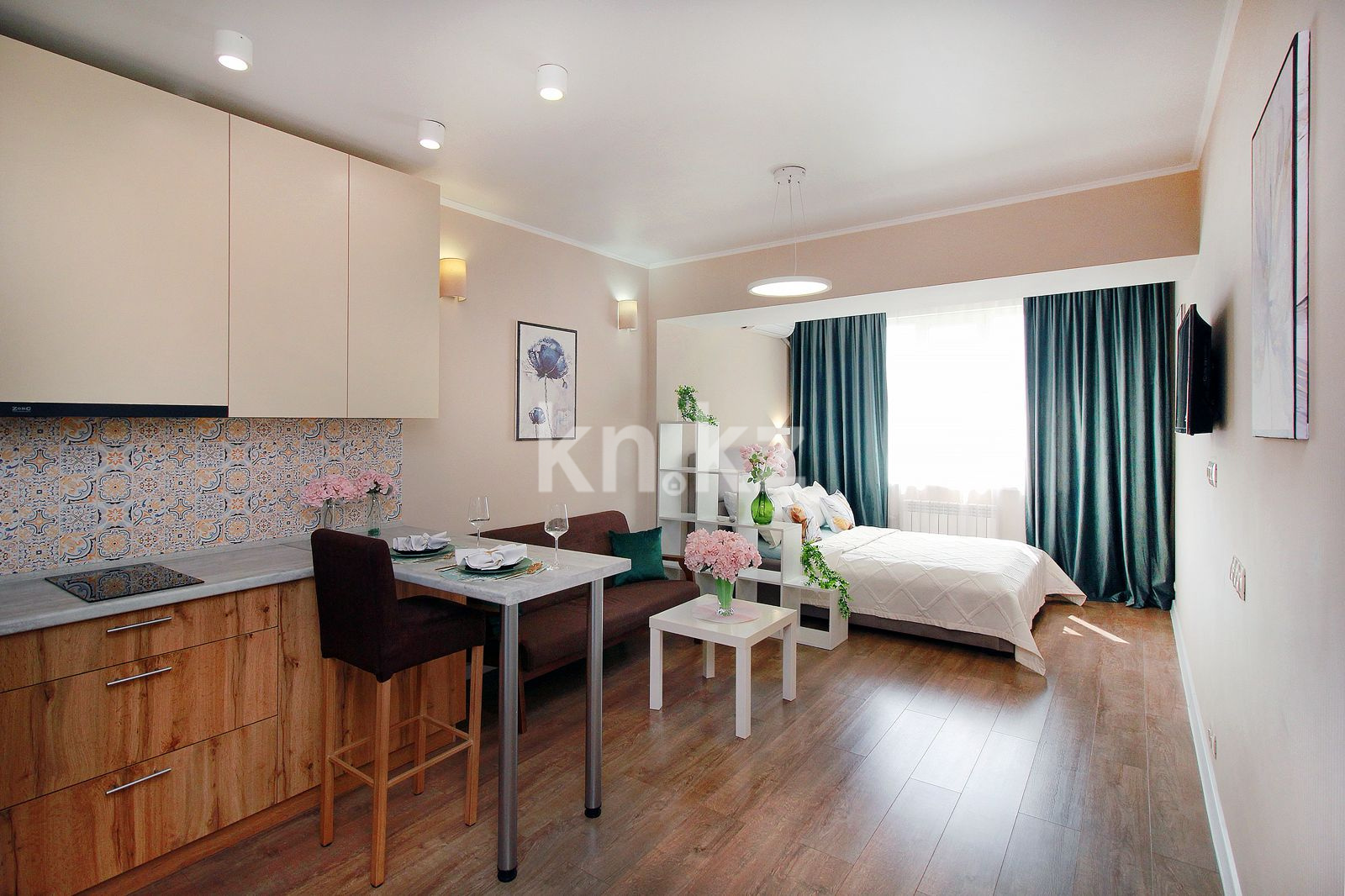 Аренда 1-комнатной квартиры посуточно, 37 м² в Алматы