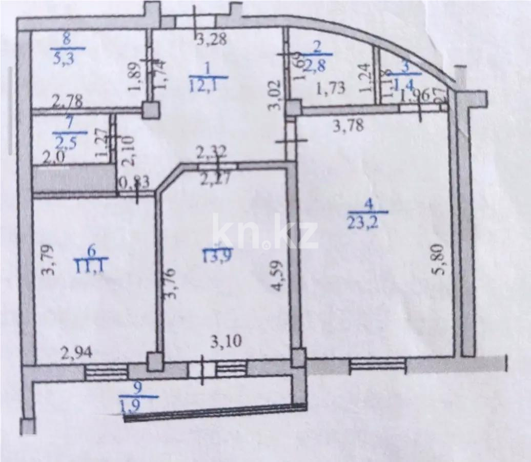 Продажа 2-комнатной квартиры, 75 м² в Астане - фото 5