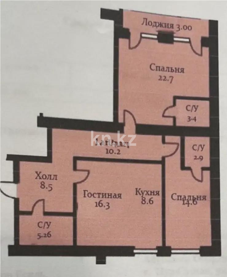 Продажа 3-комнатной квартиры, 95 м² в Астане - фото 4