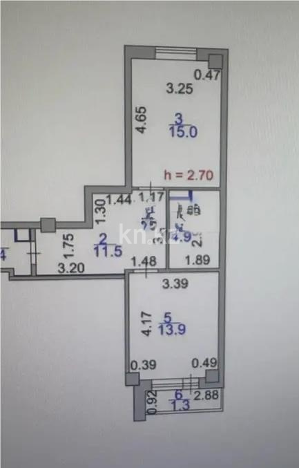 Продажа 2-комнатной квартиры, 48.3 м² в Астане - фото 6