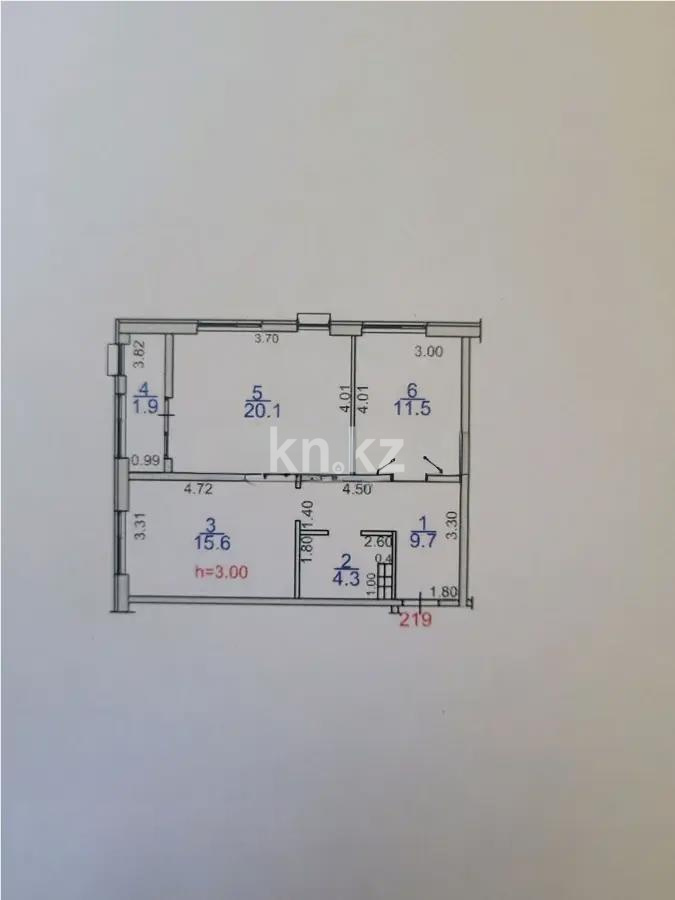 Продажа 2-комнатной квартиры, 63.1 м² в Алматы - фото 3