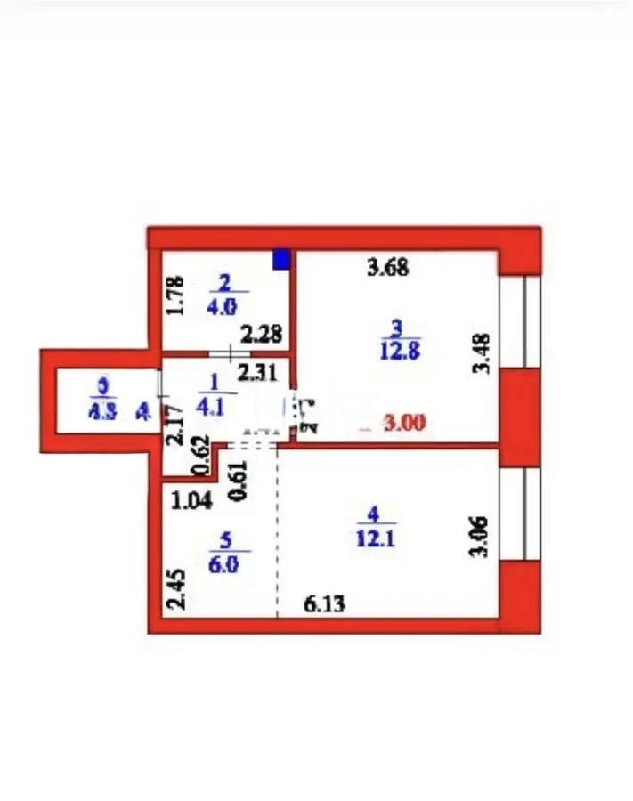 Продажа 2-комнатной квартиры, 39 м² в Астане - фото 4