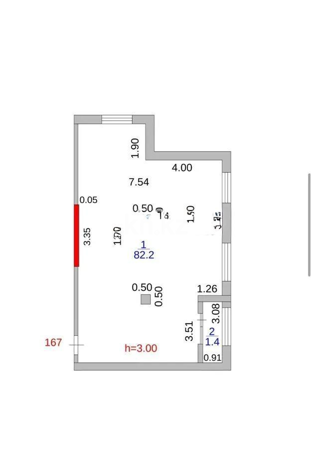 Продажа 3-комнатной квартиры, 82 м², пр. Строителей, дом  28/5 блок А в Караганде