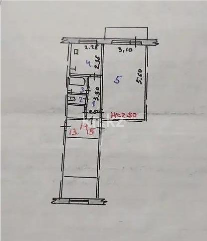 Продажа 1-комнатной квартиры, 30 м² в Темиртау - фото 8