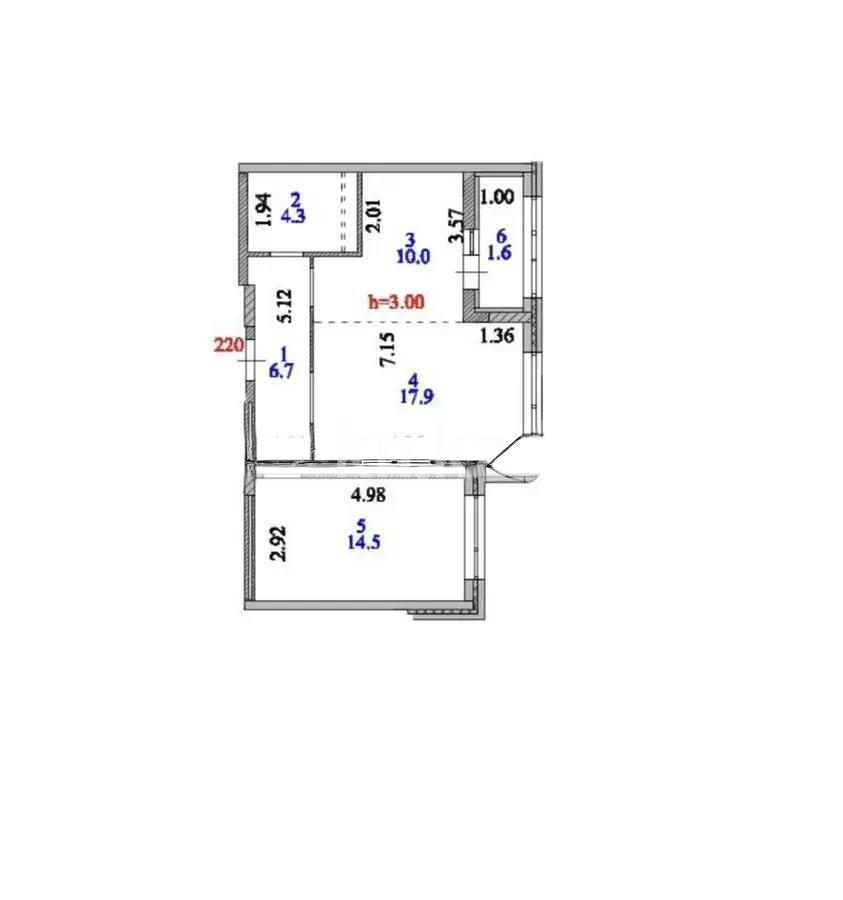 Продажа 2-комнатной квартиры, 55 м² в Астане - фото 4