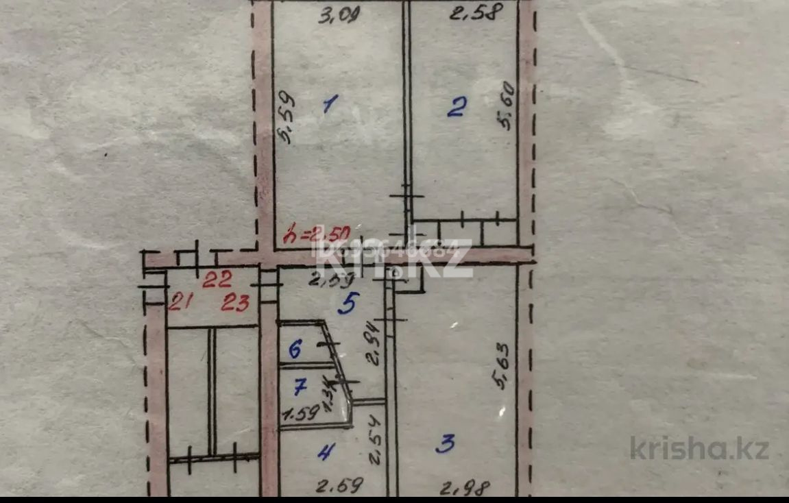 Продажа 3-комнатной квартиры, 62 м², пр. Мира в Темиртау - фото 6