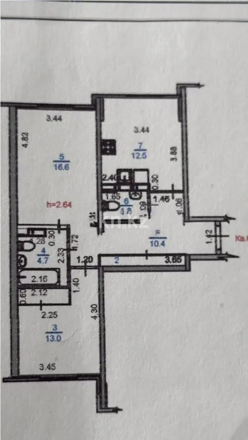 Продажа 2-комнатной квартиры, 60 м² в Алматы - фото 4