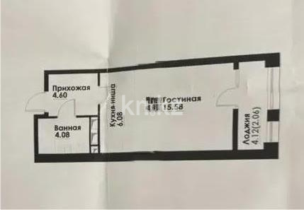 Продажа 1-комнатной квартиры, 32.4 м², ул. Навои, дом  30а/1 в Алматы