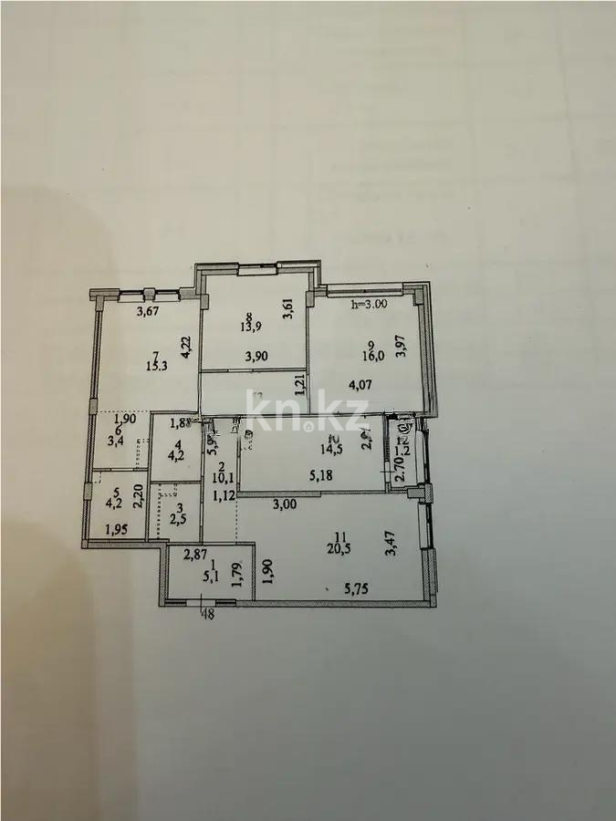 Продажа 4-комнатной квартиры, 111 м² в Астане - фото 2