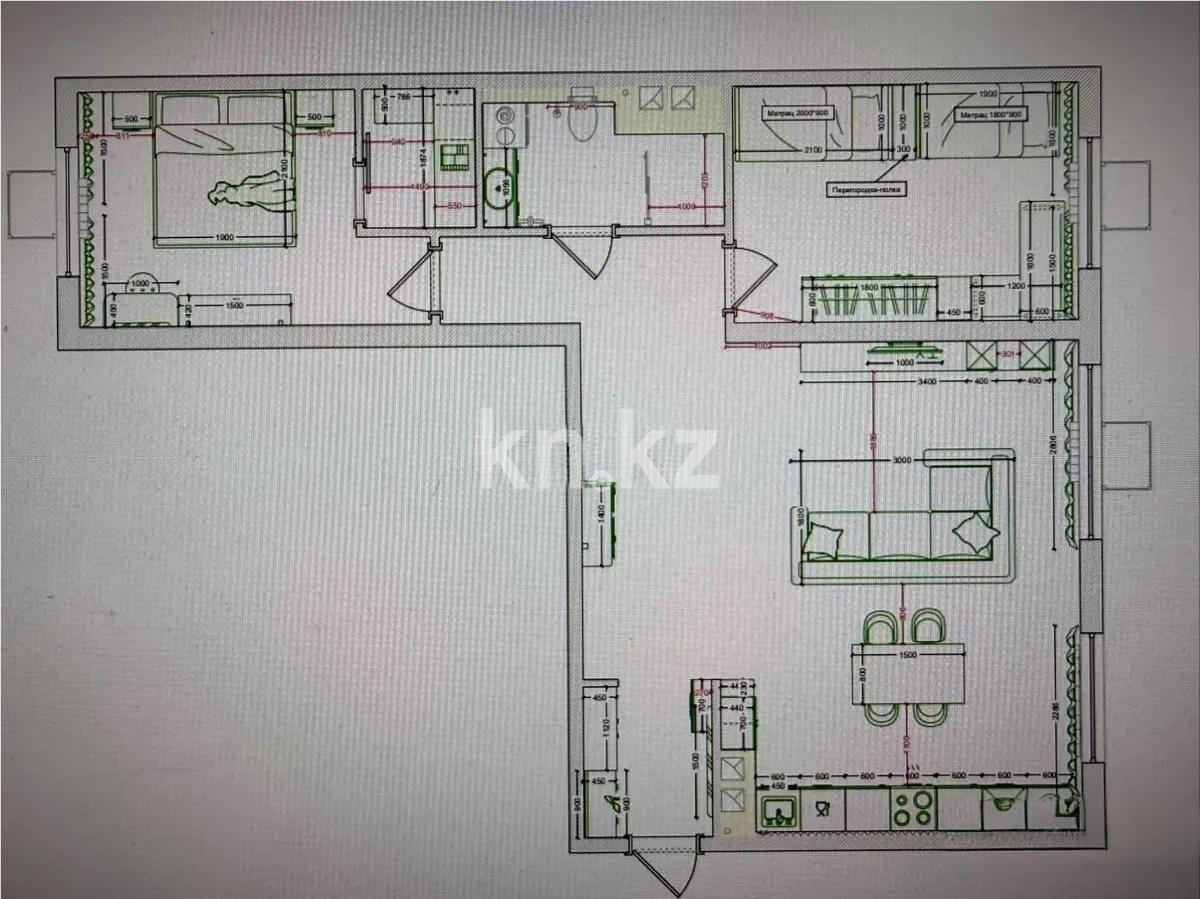Продажа 3-комнатной квартиры, 80 м² в Алматы - фото 5