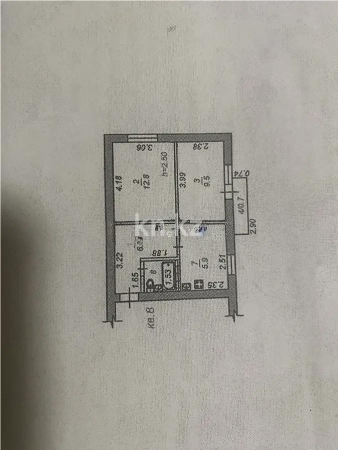 Продажа 2-комнатной квартиры, 39.9 м² в Алматы - фото 6