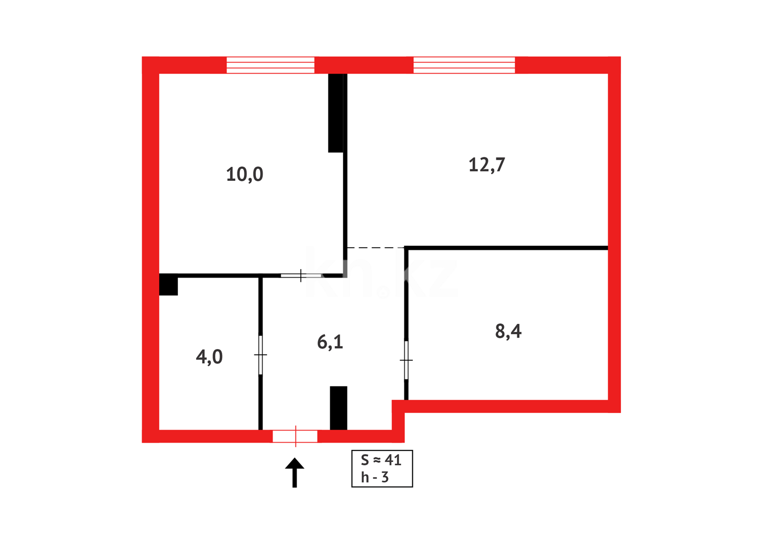 Продажа 2-комнатной квартиры, 41.3 м², ул. Молдагалиева в Астане - фото 7