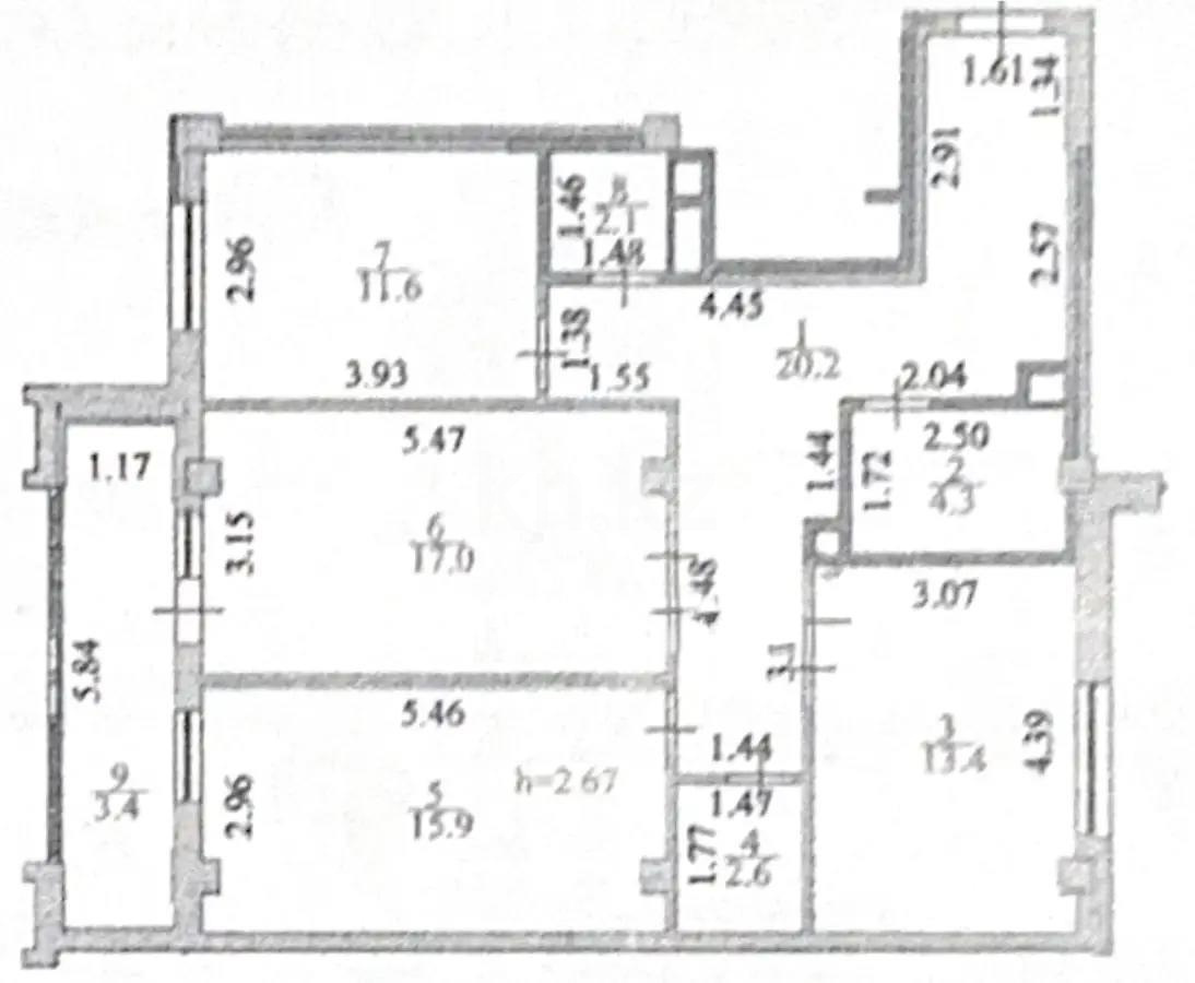 Продажа 3-комнатной квартиры, 90.5 м² в Астане - фото 6