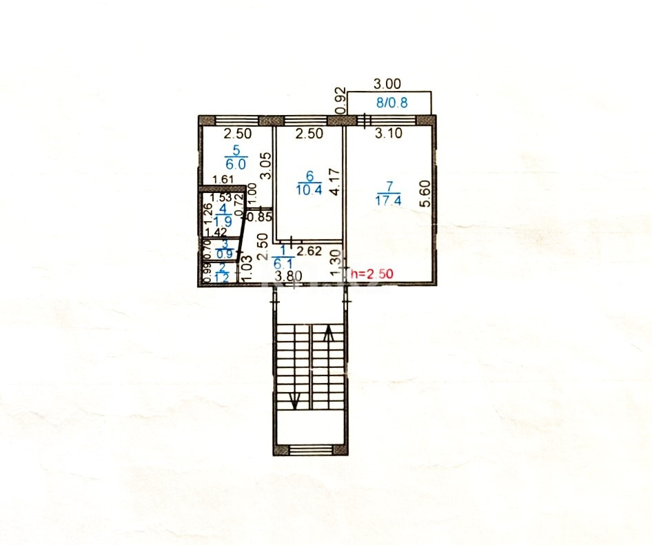 Продажа 2-комнатной квартиры, 45 м² в Караганде - фото 26