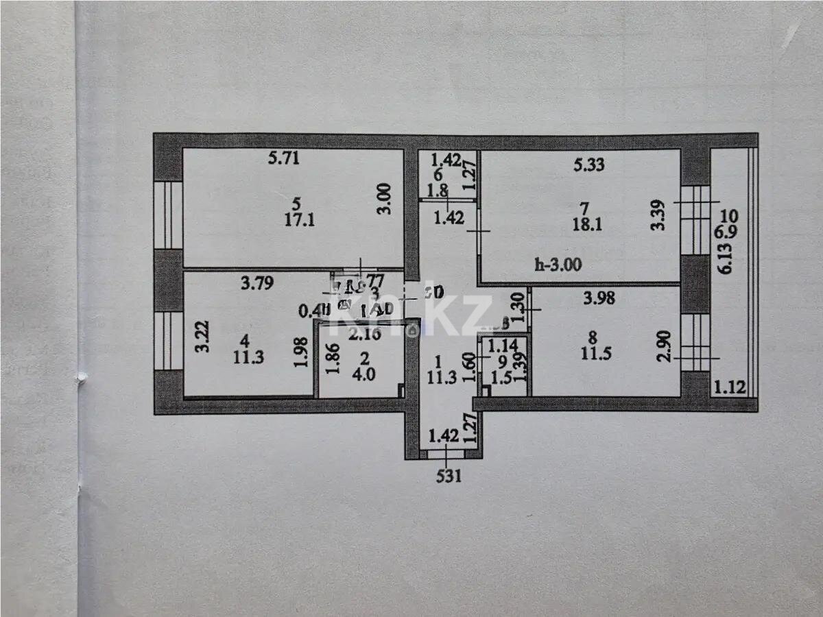 Продажа 3-комнатной квартиры, 86 м² в Астане - фото 9