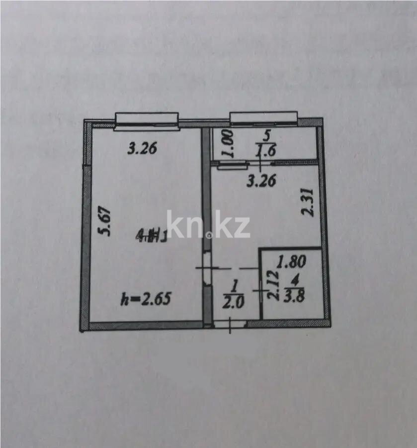 Продажа 1-комнатной квартиры, 34 м² в Астане - фото 2