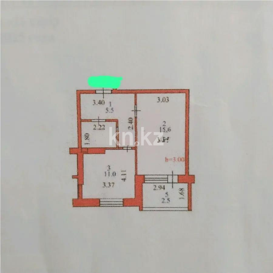 Продажа 1-комнатной квартиры, 38 м², ул. Кумисбекова, дом  9/1 в Астане - фото 2
