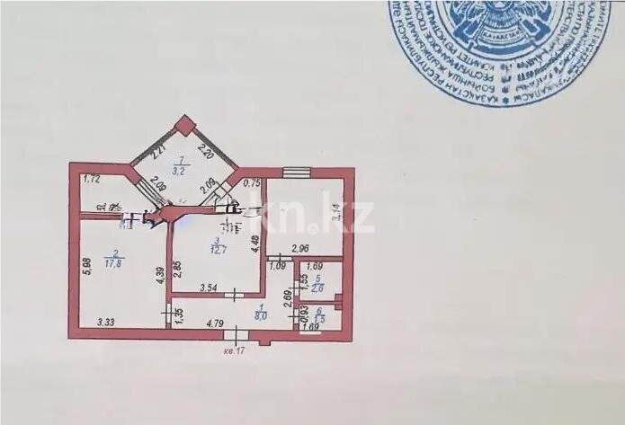 Продажа 2-комнатной квартиры, 56 м² в Астане - фото 4