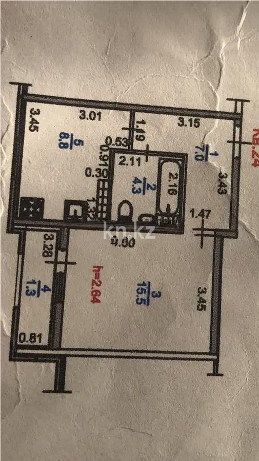 Продажа 1-комнатной квартиры, 37 м² в Алматы
