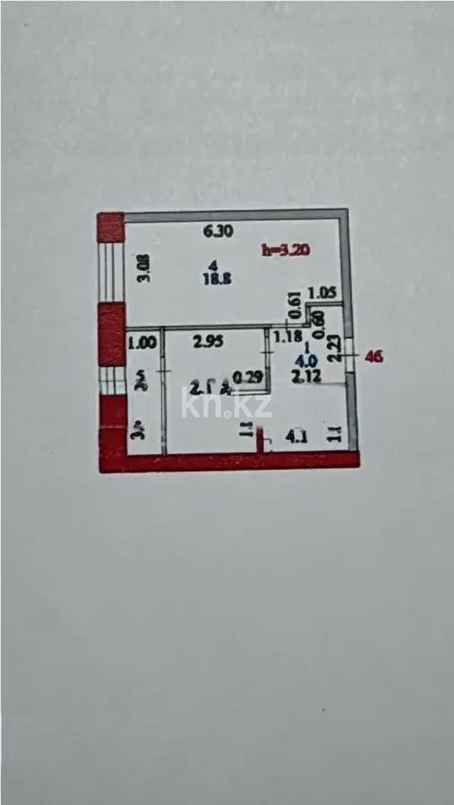 Продажа 1-комнатной квартиры, 38.7 м², пр. Тауелсыздык, дом  25/2 в Астане