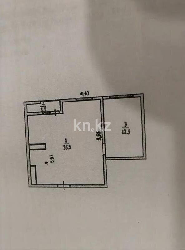 Продажа 2-комнатной квартиры, 48.6 м² в Алматы