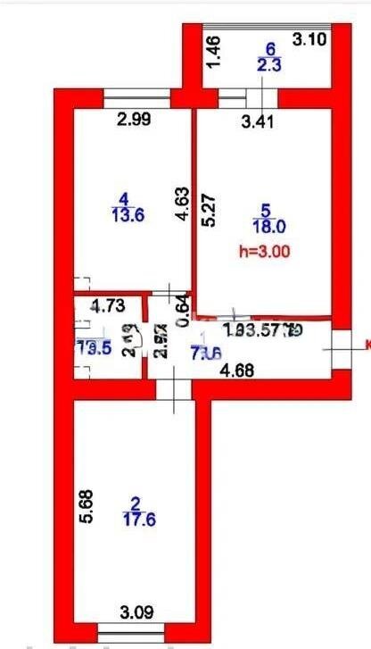 Продажа 2-комнатной квартиры, 62.6 м² в Астане - фото 6